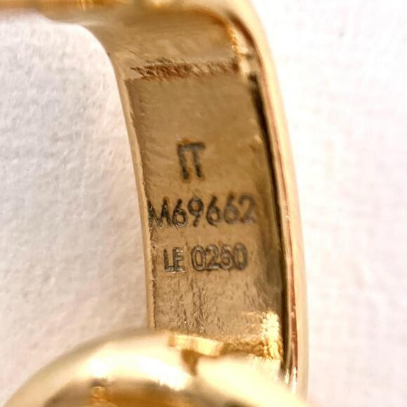 LOUIS VUITTON Gold Earrings - Picture 5 of 6